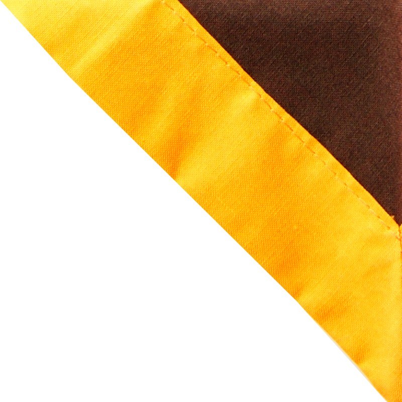 Watercult Foulard brun-jaune primev\u00e8re motif abstrait style d\u00e9contract\u00e9 Accessoires Châles Foulards 