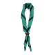 Foulard Vert clair - gallon marine brillant 1 cm