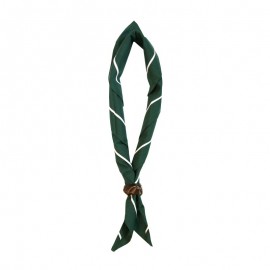 Foulard Vert foncé - liseré blanc