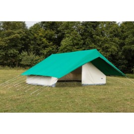 T004 - Tente Patrouille Europ d'Alpino - 6x4m - Toit Vert